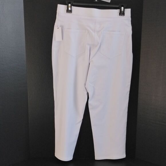 White Dress Capri Pants - Picture 2 of 8